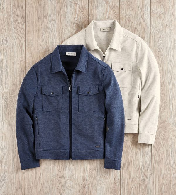 Bugatchi Knit Shirt Jacket