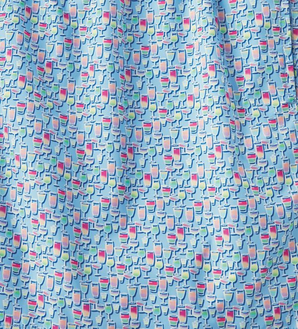 Bugatchi Drink Print Swim Trunk